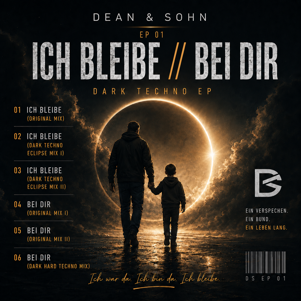 Cover der ersten Dean-&-Sohn-EP Ich bleibe // Bei dir